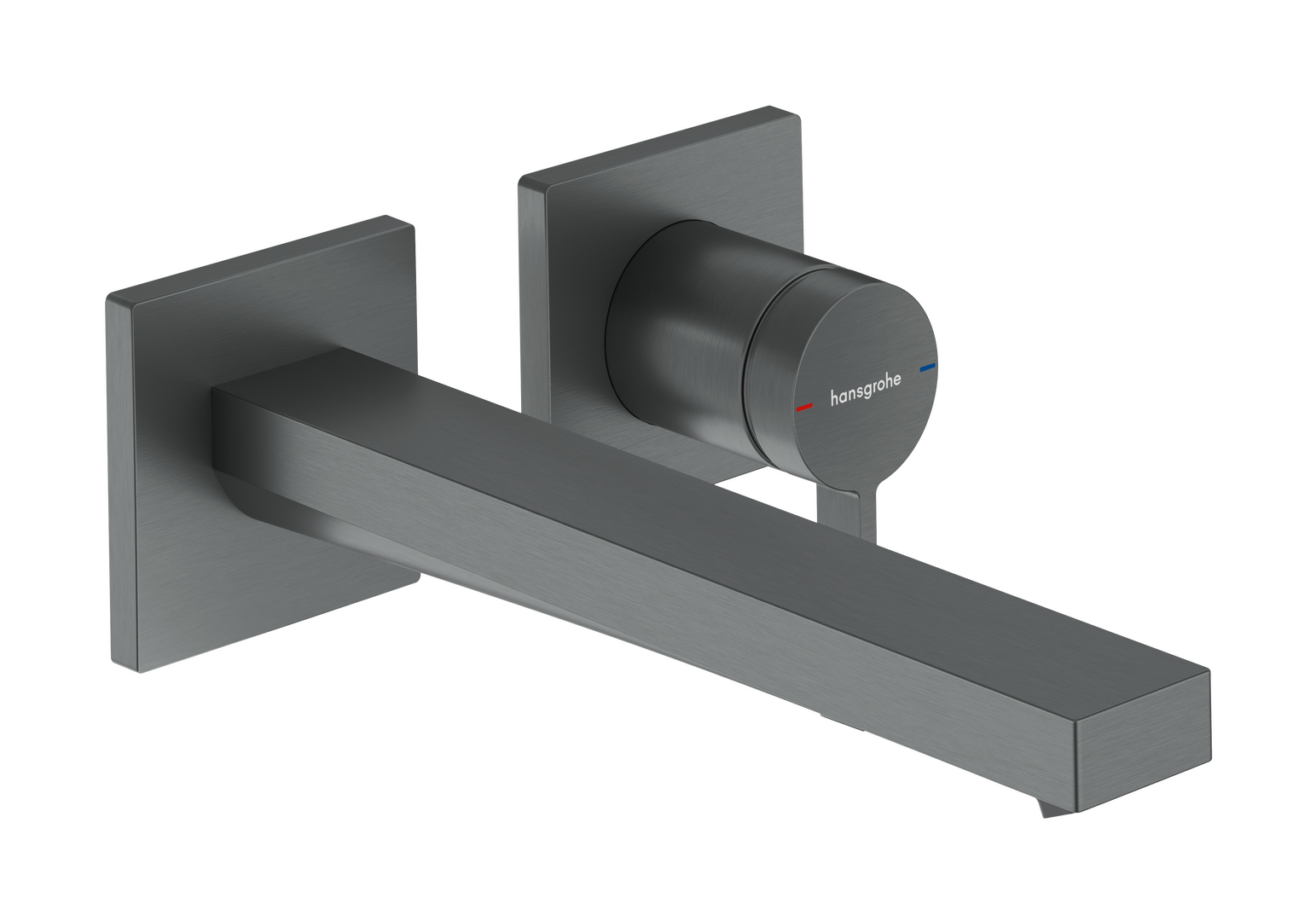 Single lever basin mixer for concealed installation wall-mounted EcoSmart+ with spout 22