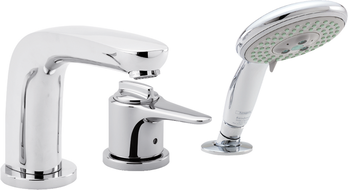 Trim 3-hole thermostatic tubfiller