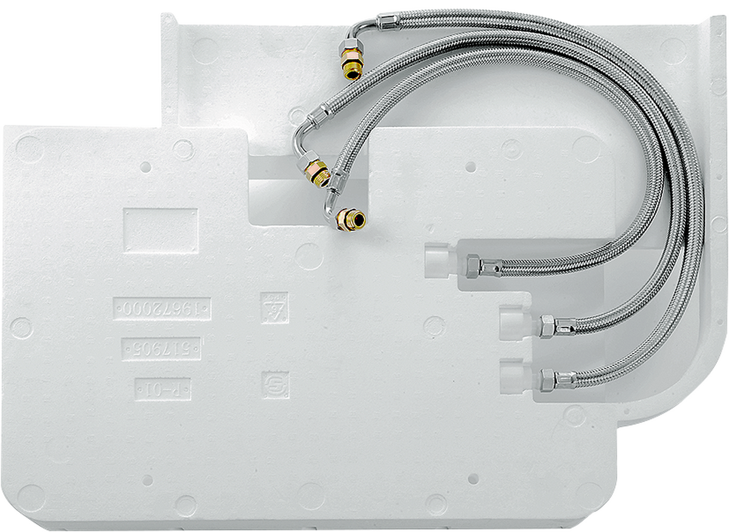 Základné teleso pre hornú sprchu 680/460 3jet