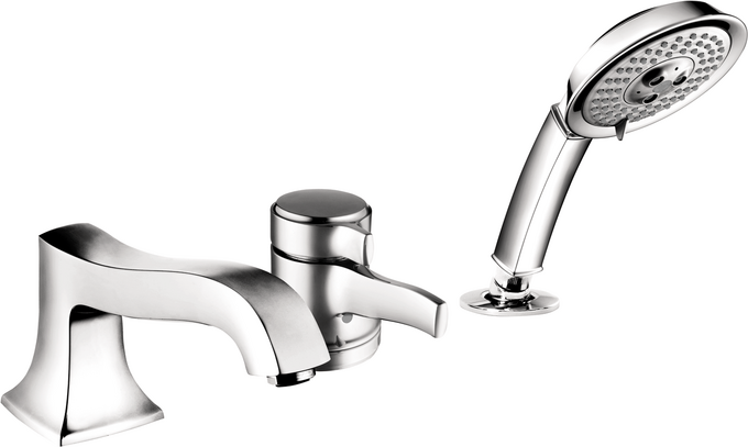 Metris C 3-Hole Thermostatic Tub Filler Trim