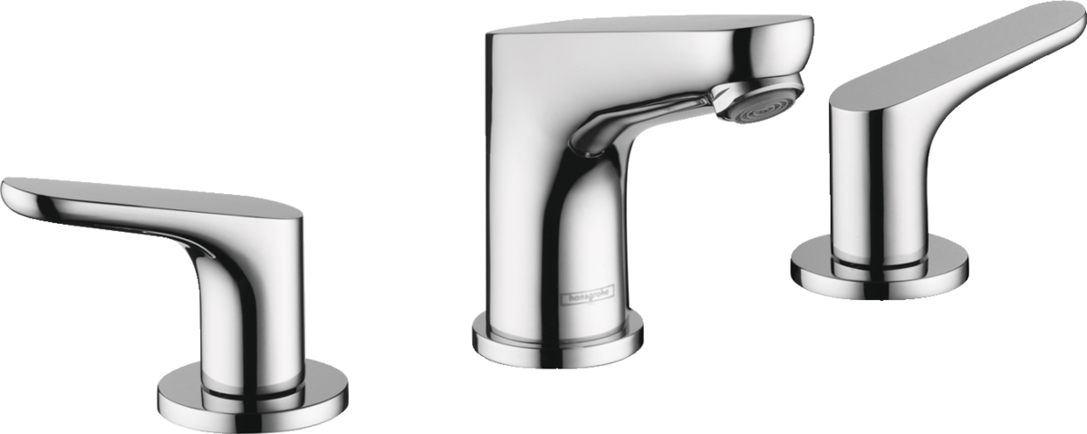 Sport Dicteren Tapijt hansgrohe Washbasin faucets: Focus, Widespread Faucet 100 with Pop-Up  Drain, 1.2 GPM, Art. no. 04369000 | Hansgrohe Pro US