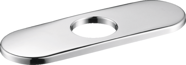 Base Plate for Contemporary Single-Hole Faucets, 6"