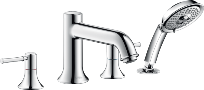 4-Hole Roman Tub Set Trim with 2.0 GPM Handshower 4-Hole Roman Tub Set Trim with 2.0 GPM Handshower