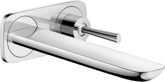 Single lever basin mixer for concealed installation wall-mounted with spout 22.5 cm