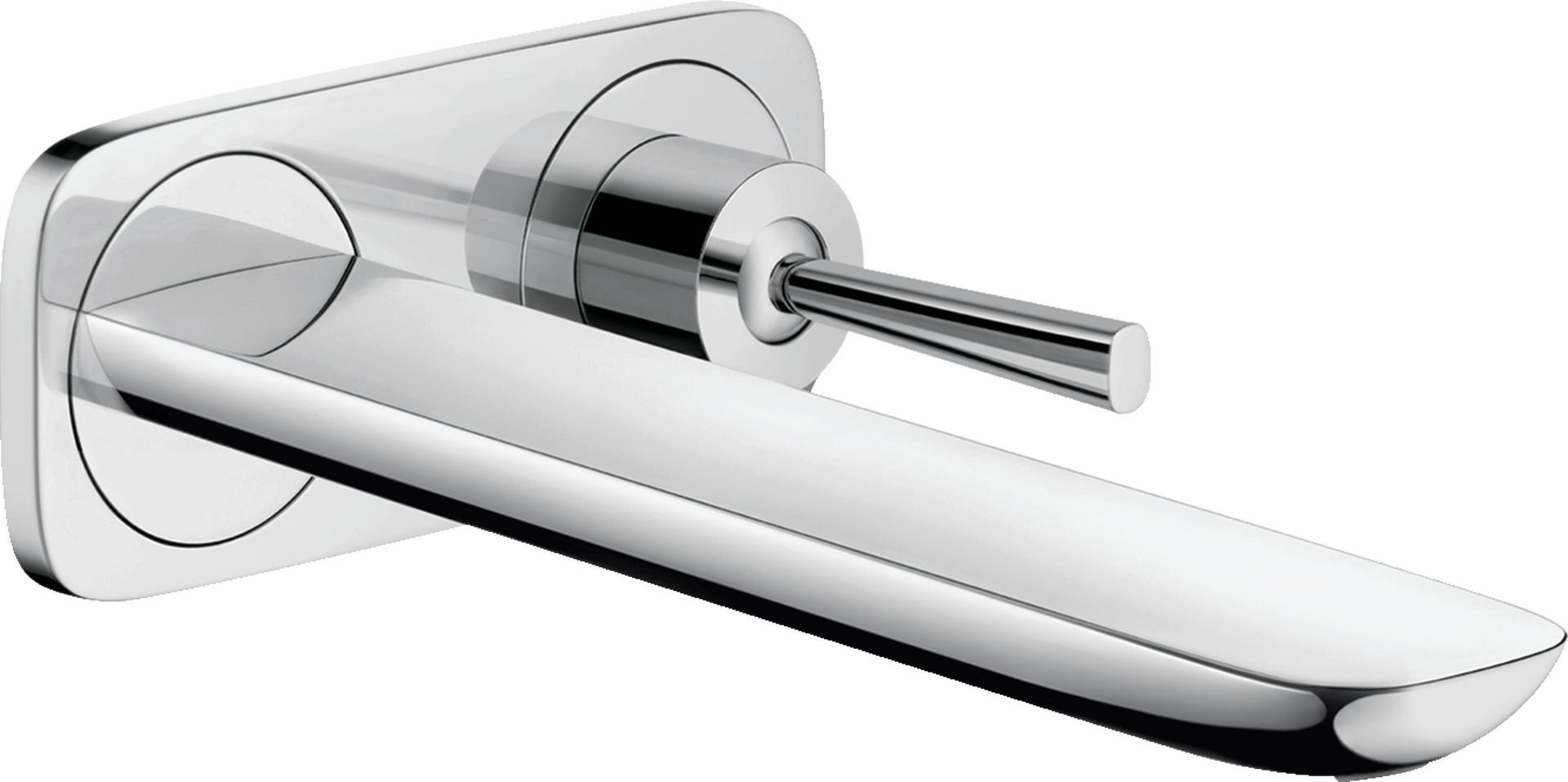 Single lever basin mixer for concealed installation wall-mounted with spout 22.5 cm