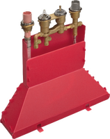 Rough, 4-Hole Thermostatic Roman Tub Set