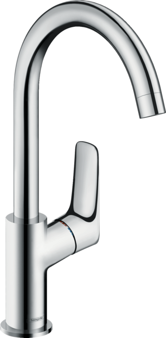 Single-Hole Faucet 210 with Swivel Spout and Pop-Up Drain