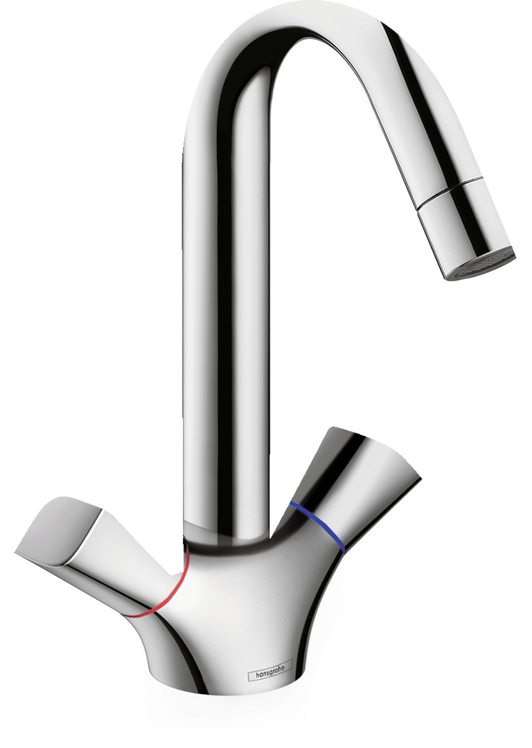 2-Griff Waschtischarmatur 150 mit Zugstangen-Ablaufgarnitur