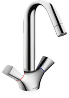 2-Griff Waschtischarmatur 150 mit Zugstangen-Ablaufgarnitur