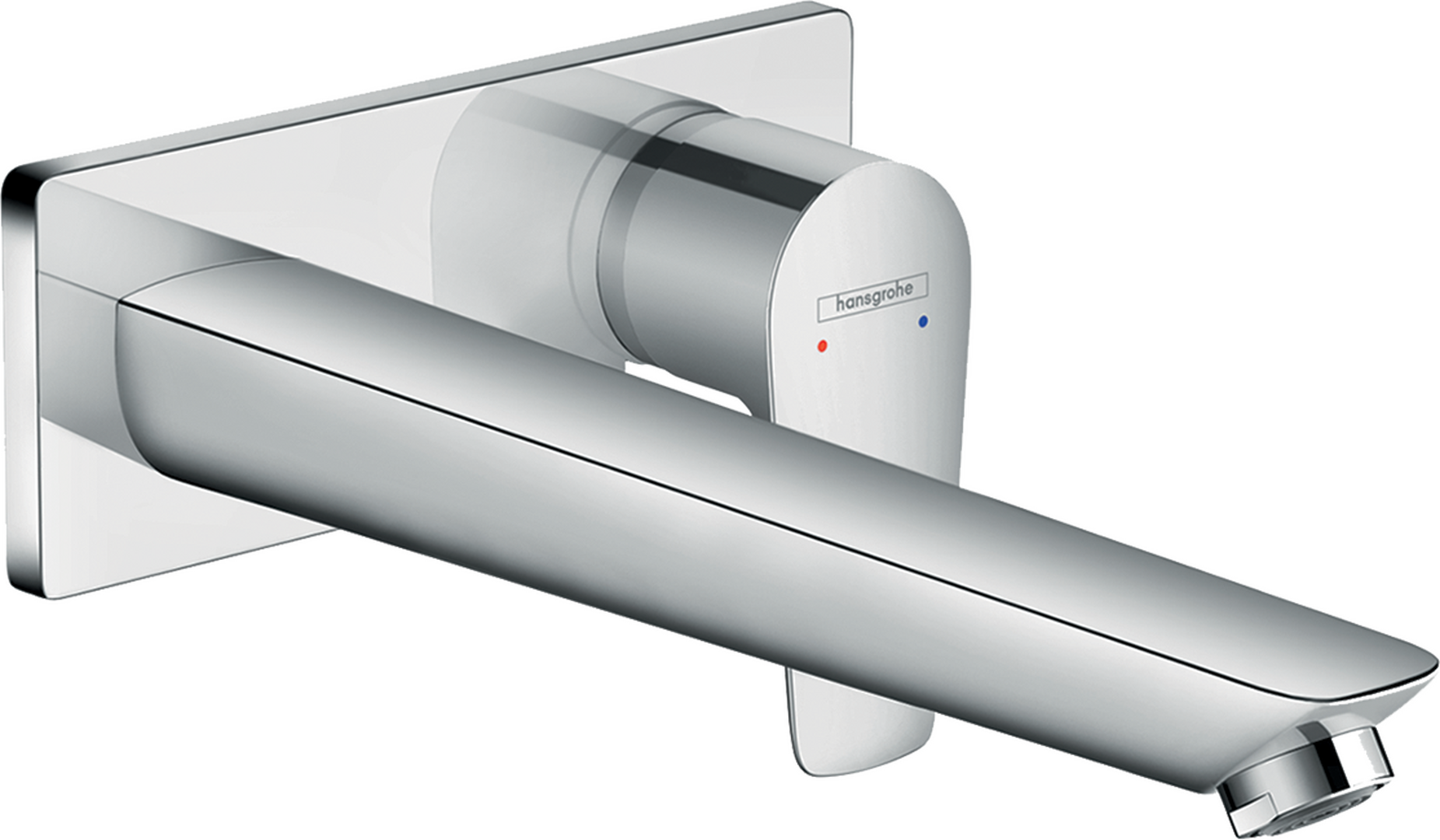 Single lever basin mixer for concealed installation wall-mounted with spout 22