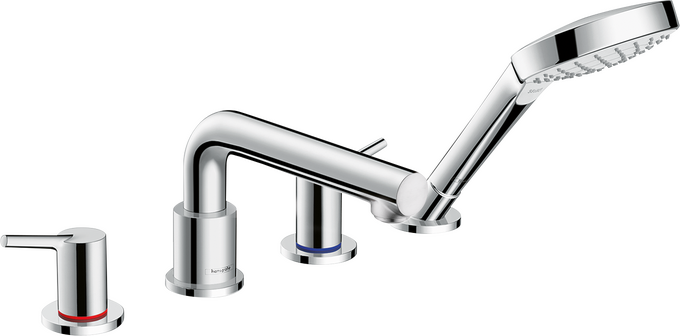 4-Hole Roman Tub Set Trim with 2.0 GPM Handshower 4-Hole Roman Tub Set Trim with 2.0 GPM Handshower