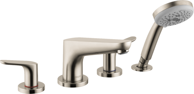 4-Hole Roman Tub Set Trim with 1.8 GPM Handshower 4-Hole Roman Tub Set Trim with 1.8 GPM Handshower