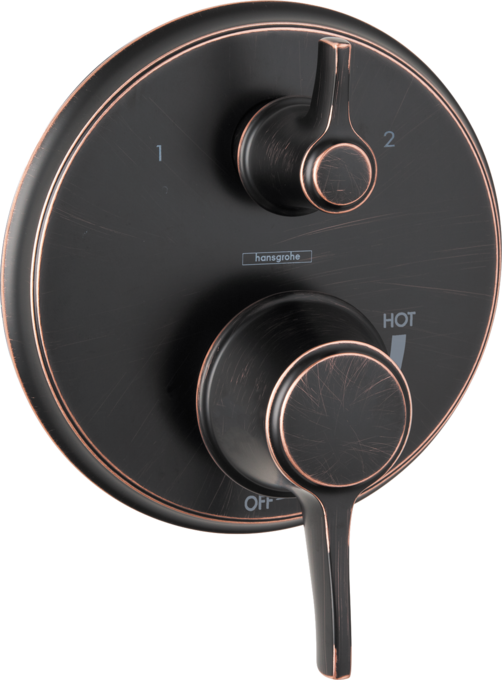 Pressure Balance Trim with Diverter, Round Pressure Balance Trim with Diverter, Round