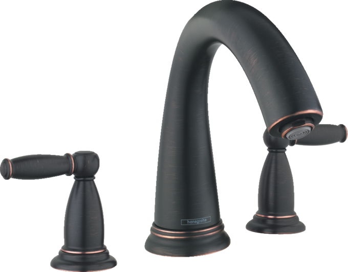 3-Hole Roman Tub Set Trim with Lever Handles 3-Hole Roman Tub Set Trim with Lever Handles