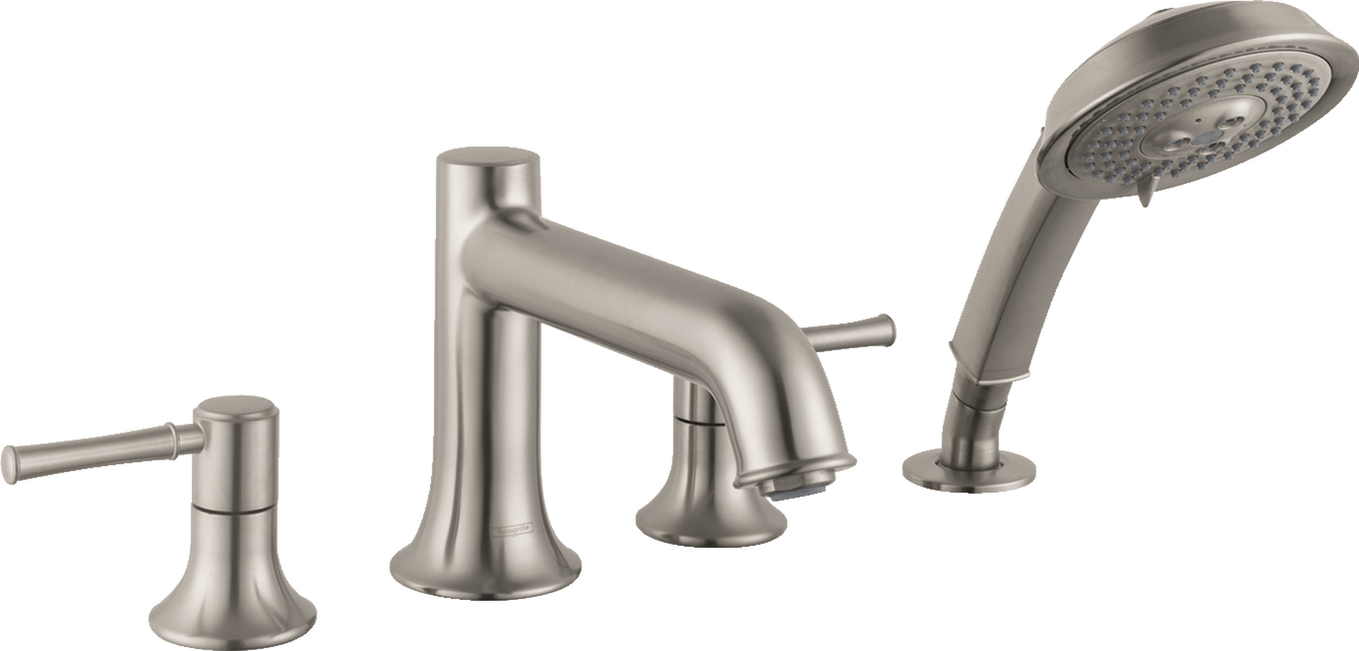 4-Hole Roman Tub Set Trim with 2.0 GPM Handshower