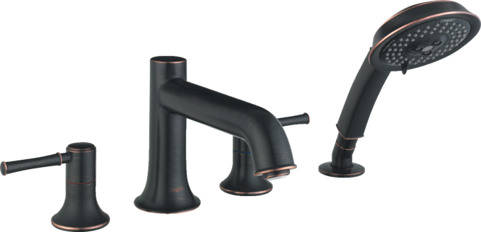4-Hole Roman Tub Set Trim with 2.0 GPM Handshower 4-Hole Roman Tub Set Trim with 2.0 GPM Handshower
