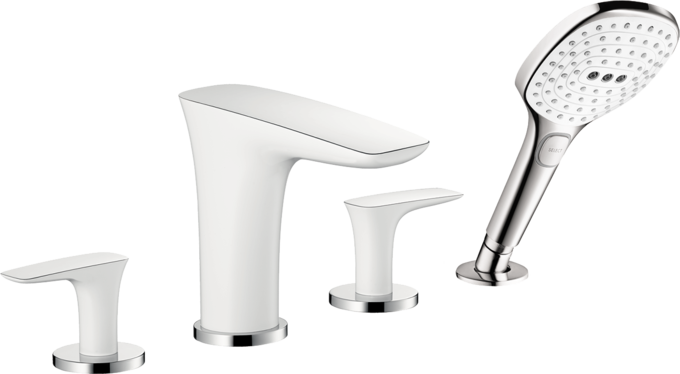 4-Hole Roman Tub Set Trim with 2.0 GPM Handshower 4-Hole Roman Tub Set Trim with 2.0 GPM Handshower