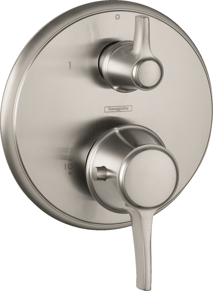 Thermostatic Trim with Volume Control and Diverter