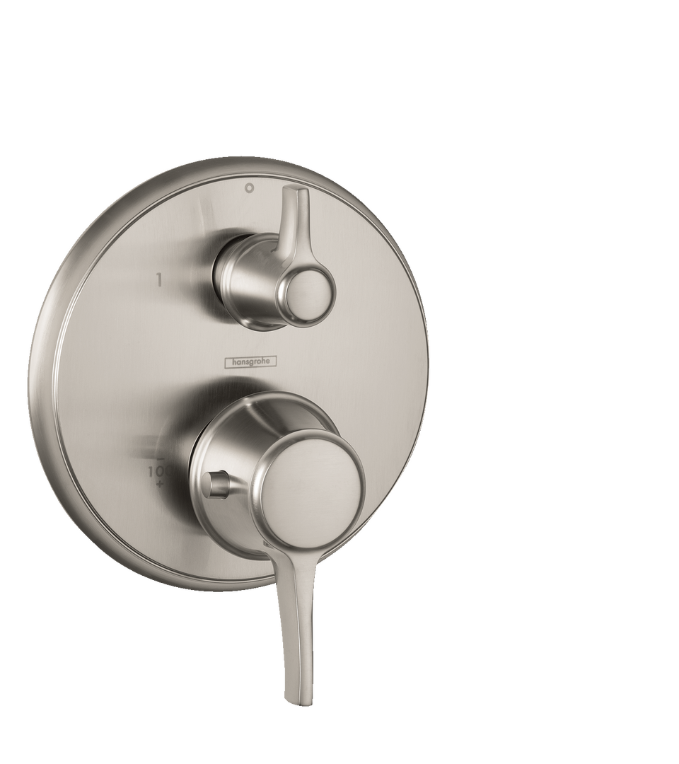Thermostatic Trim with Volume Control and Diverter