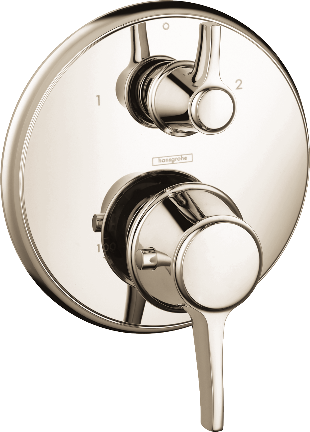 Thermostatic Trim with Volume Control and Diverter