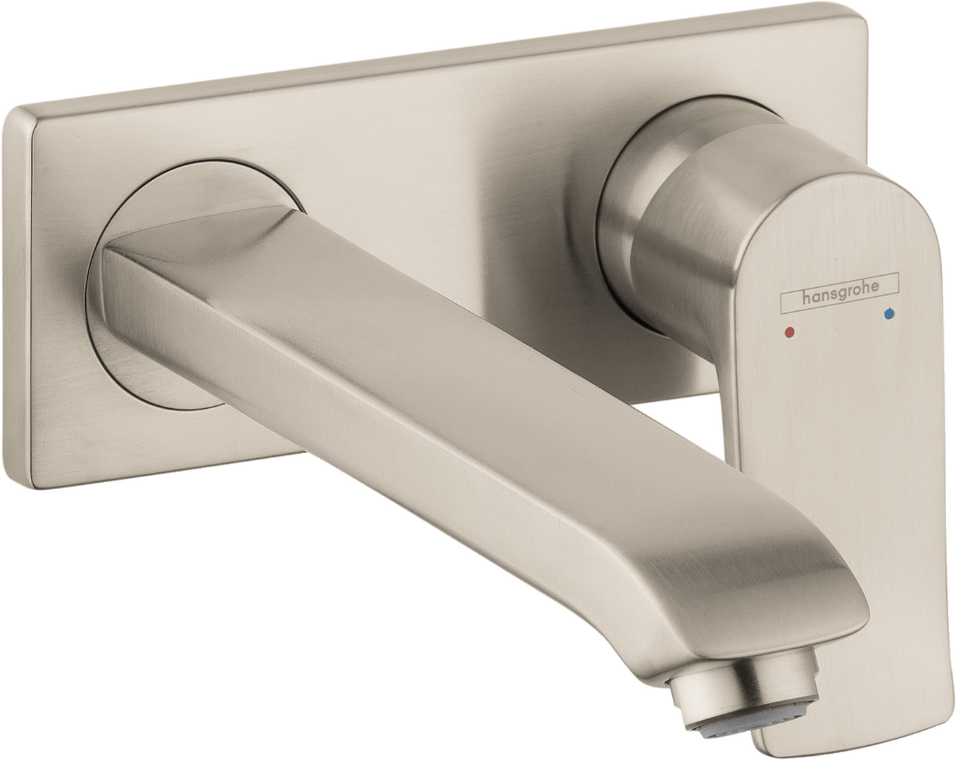 Single lever basin mixer for concealed installation wall-mounted with spout 22.5 cm