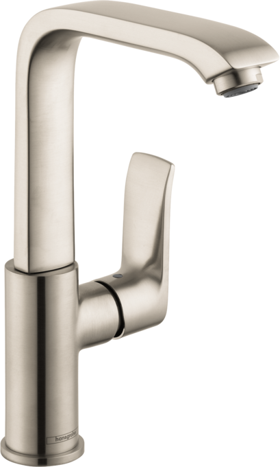 Single-Hole Faucet 230 with Swivel Spout and Pop-Up Drain