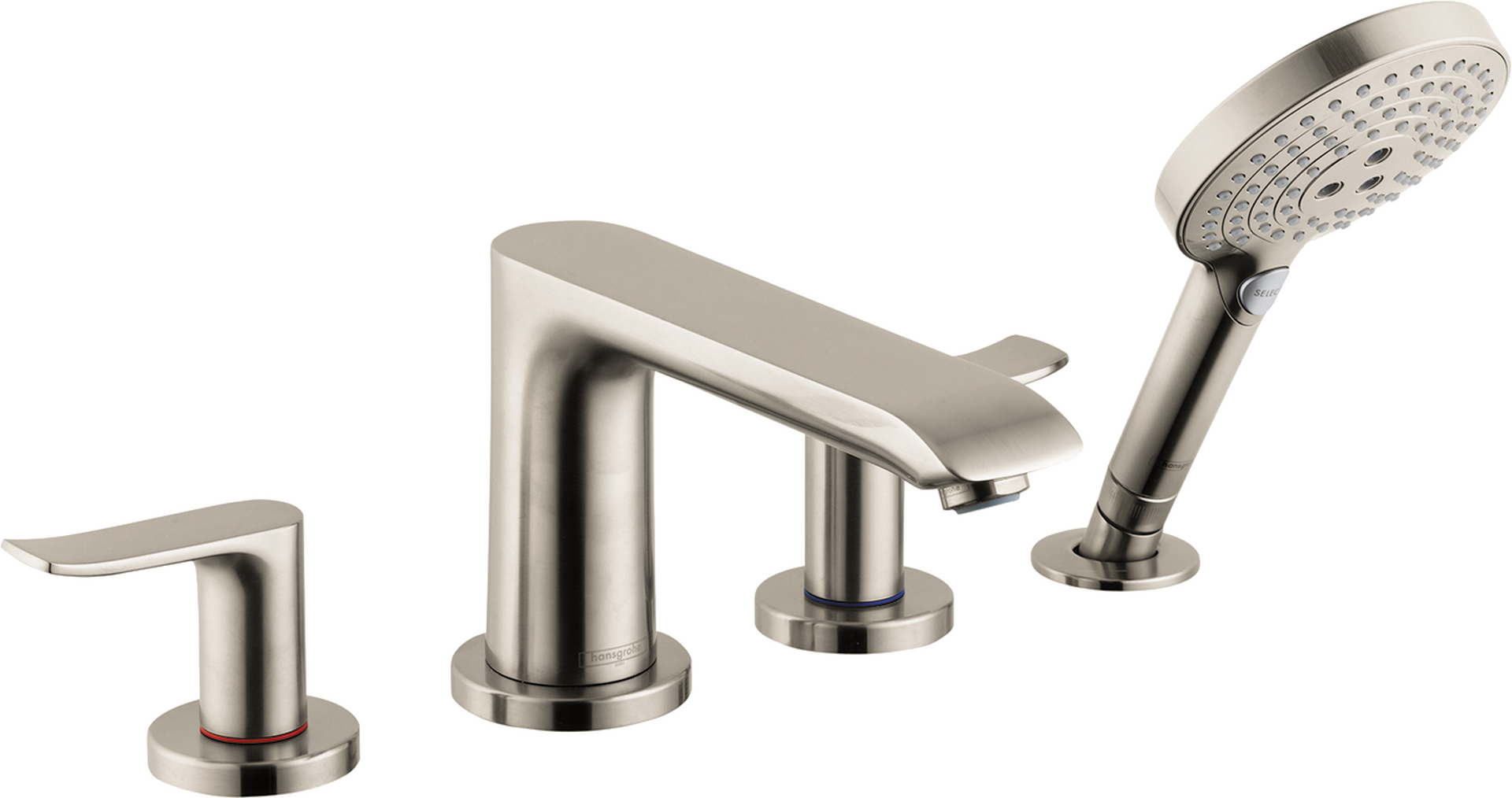 4-Hole Roman Tub Set Trim with 1.75 GPM Handshower