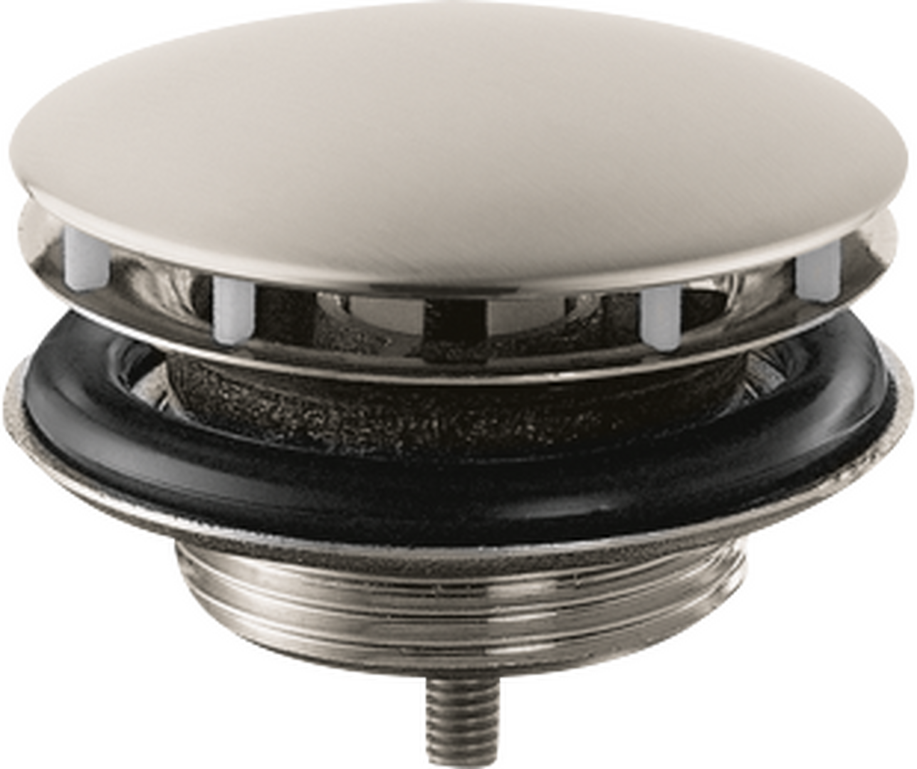 Waste set non-closing for wash basins