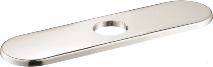 Base Plate for Single-Hole Kitchen Faucets, 10" Base Plate for Single-Hole Kitchen Faucets, 10"