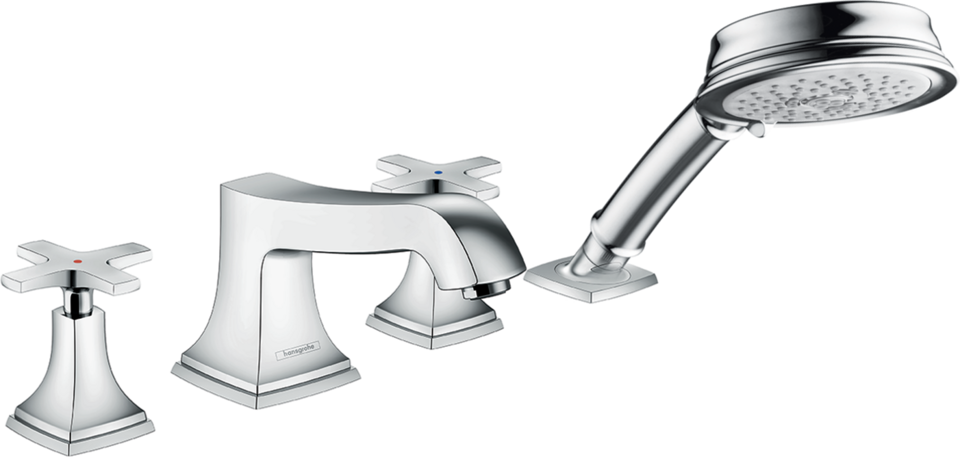 hansgrohe Croma 100 Classic Handshower 3-Jet, 1.8 GPM - 04753000