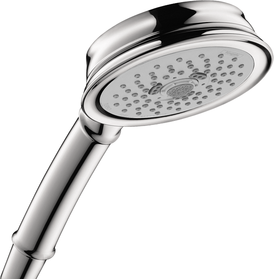 0Hansgrohe 04072930 Croma C 100 3-Spray Hand Shower in Polished Brass0 