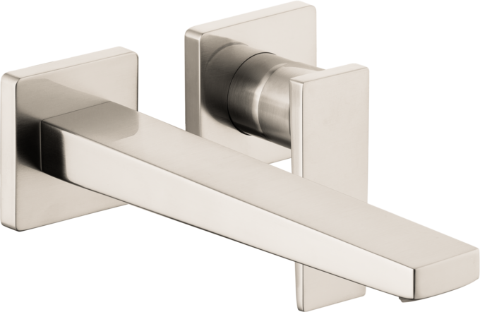 Wall-Mounted Single-Handle Faucet Trim with Lever Handle