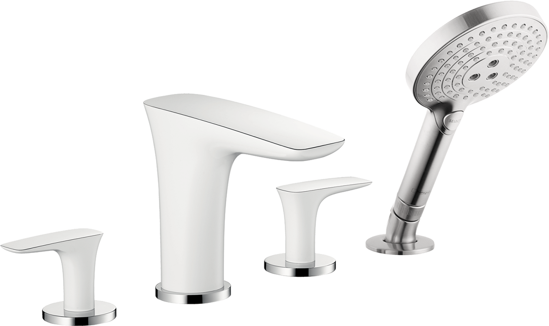 4-Hole Roman Tub Set Trim with 1.75 GPM Handshower
