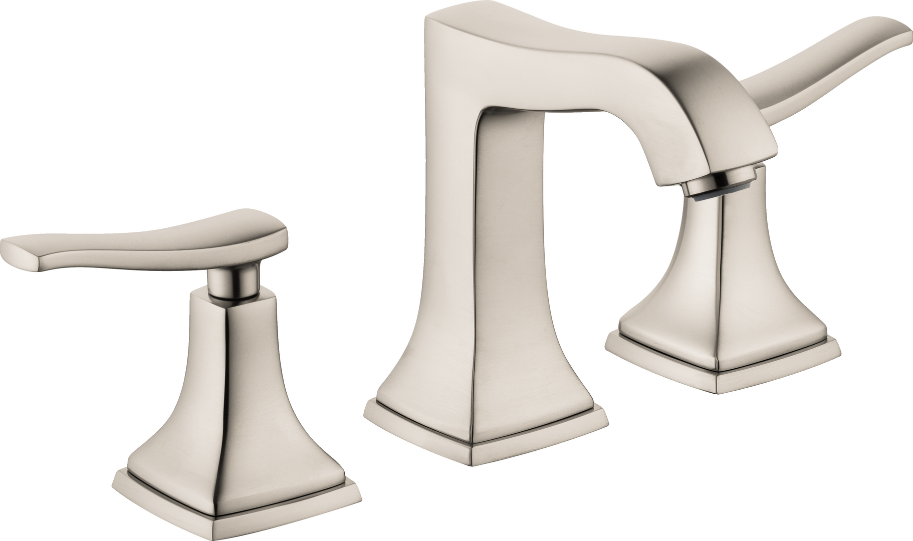 Widespread Faucet 110 with Lever Handles and Pop-Up Drain