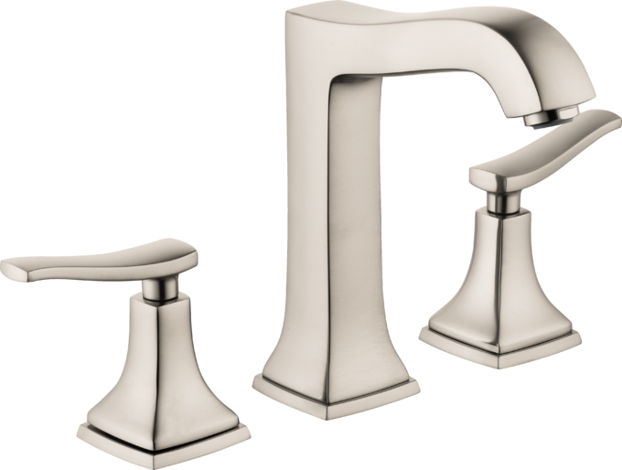 Widespread Faucet 160 with Lever Handles and Pop-Up Drain