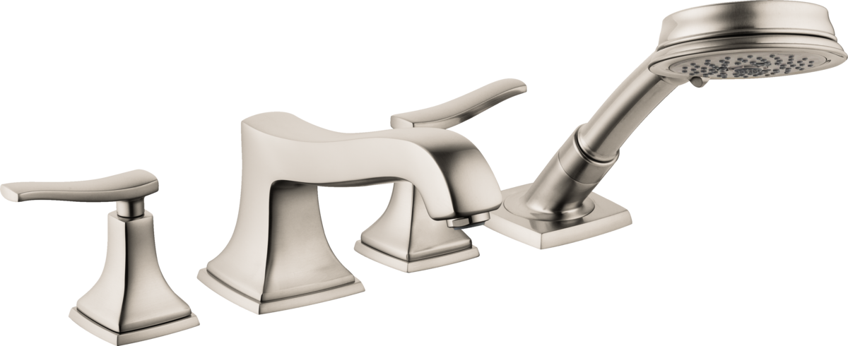 4-Hole Roman Tub Set Trim 1.8 GPM Handshower