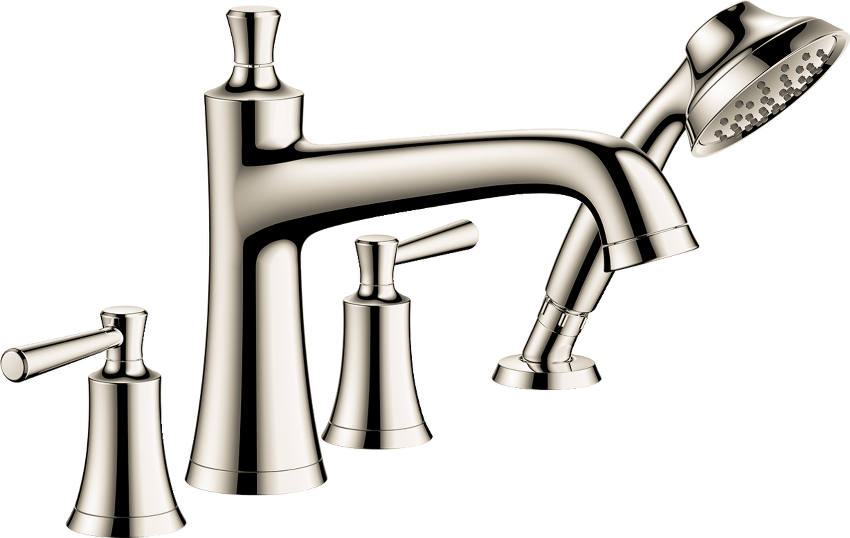 4-Hole Roman Tub Set Trim with 1.75 GPM Handshower