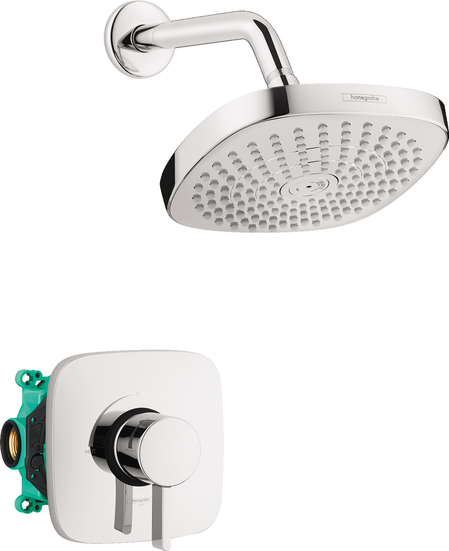 hansgrohe Complete shower bundles Croma Select E, Pressure Balance