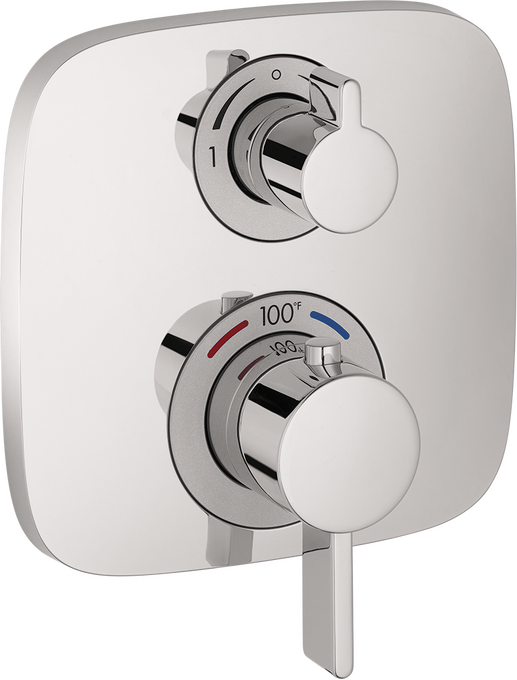 Thermostatic Trim with Volume Control and Diverter