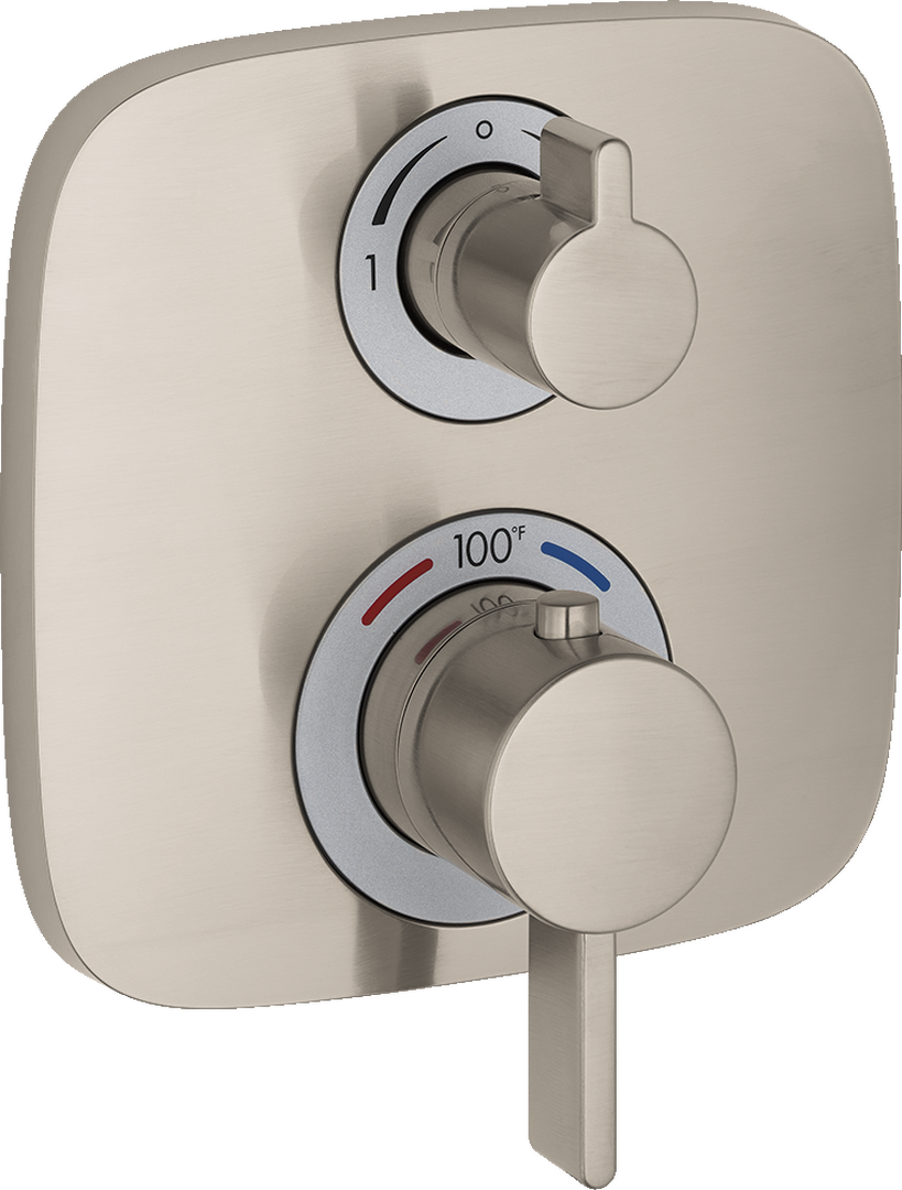 Thermostatic Trim with Volume Control and Diverter