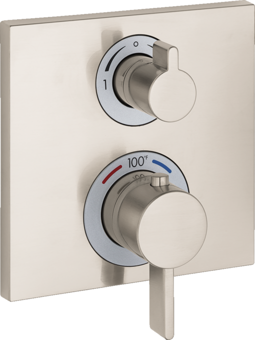 Thermostatic Trim with Volume Control and Diverter