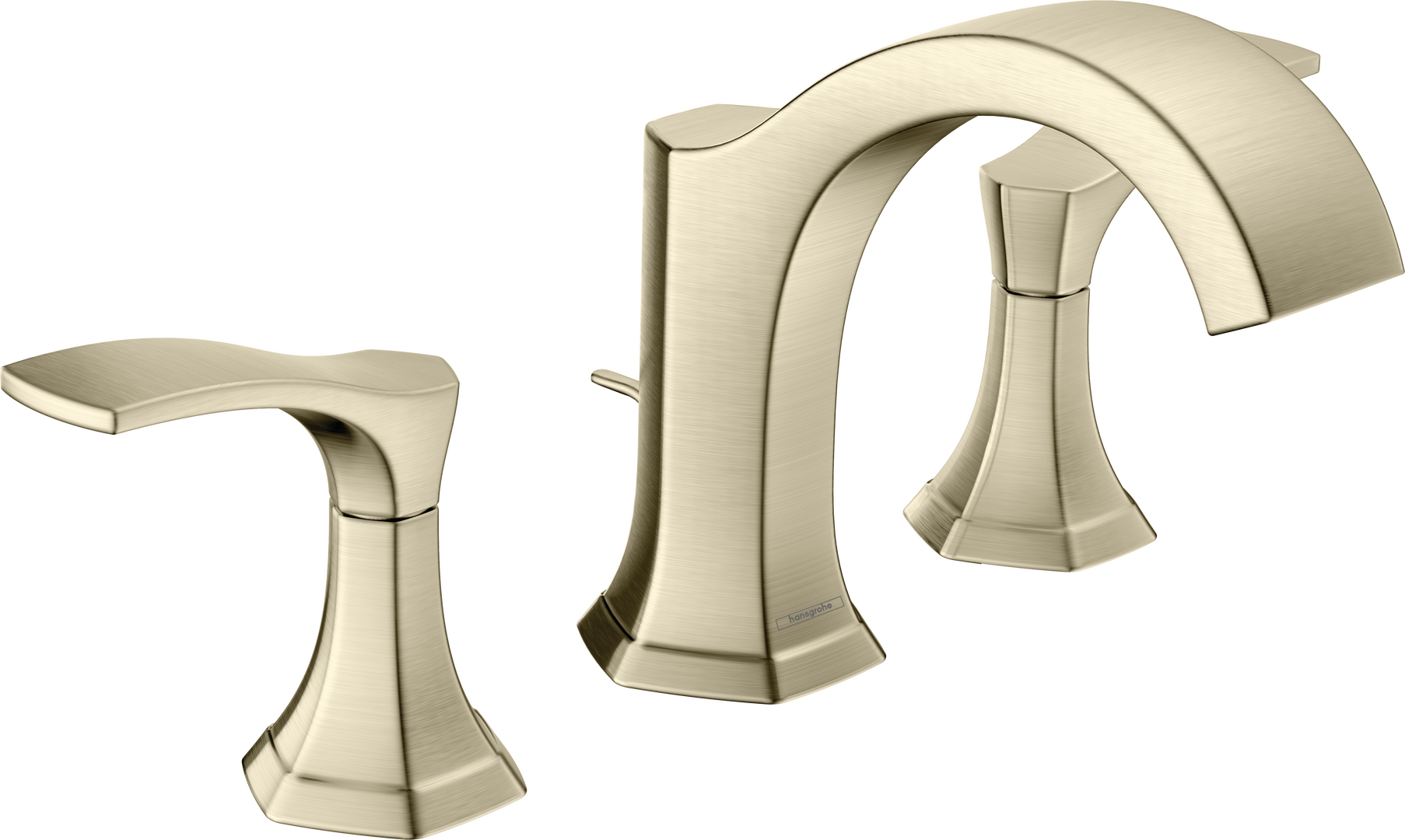 Widespread Faucet with Pop-Up Drain