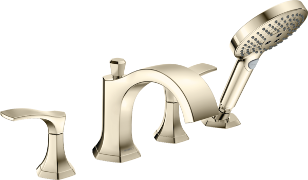 4-Hole Roman Tub Set Trim with 1.75 GPM Handshower