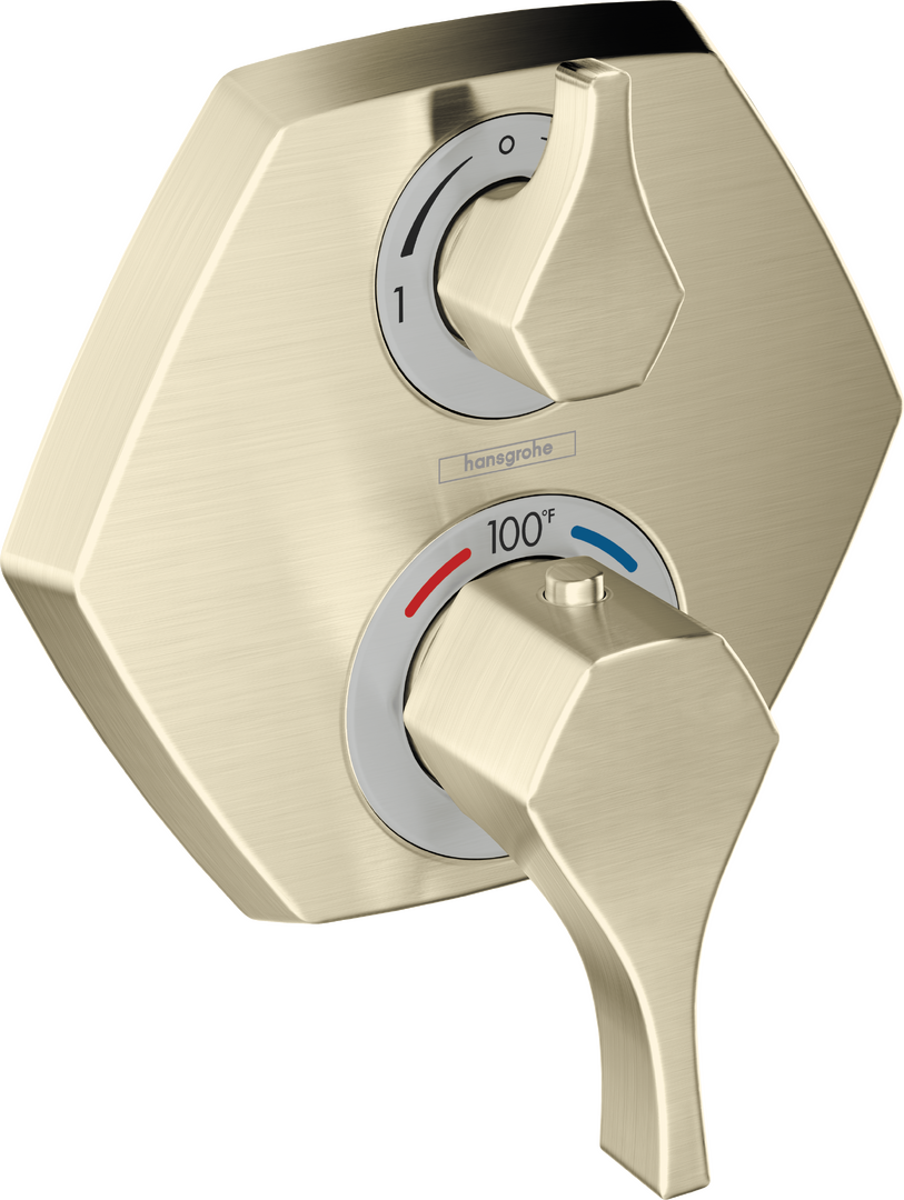 Thermostatic Trim with Volume Control and Diverter