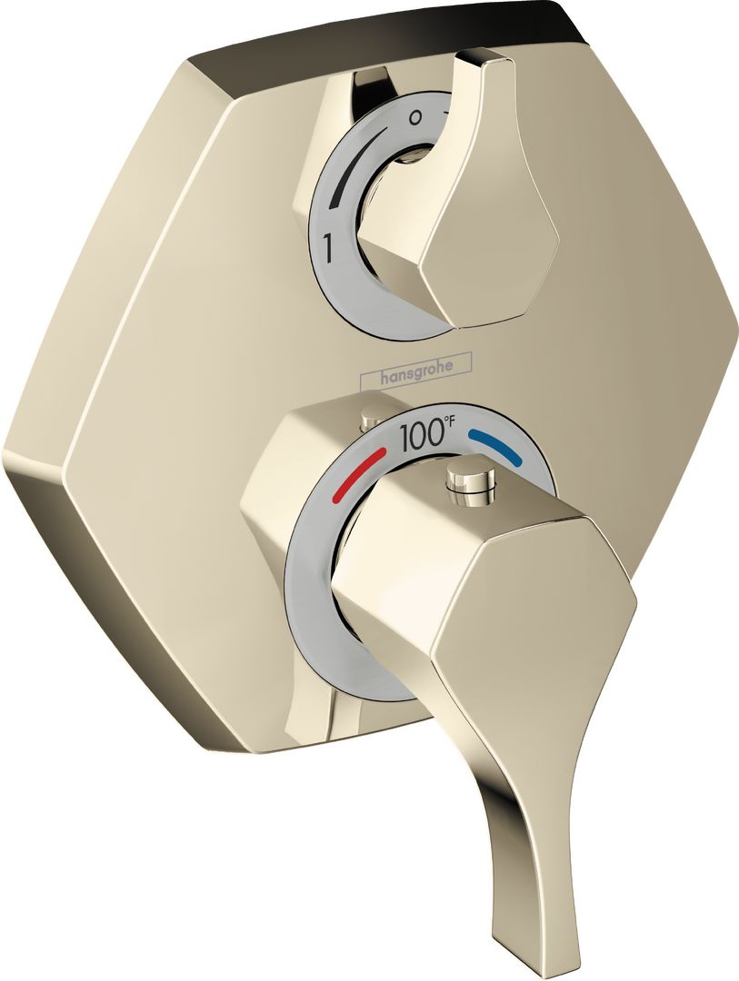 Thermostatic Trim with Volume Control and Diverter