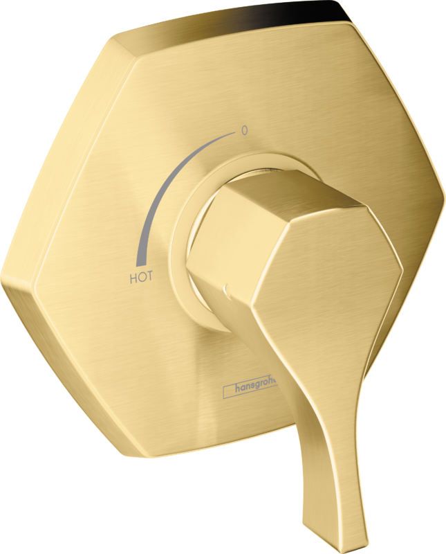 Locarno Shower faucets 1 function, brushed gold optic, Art. no