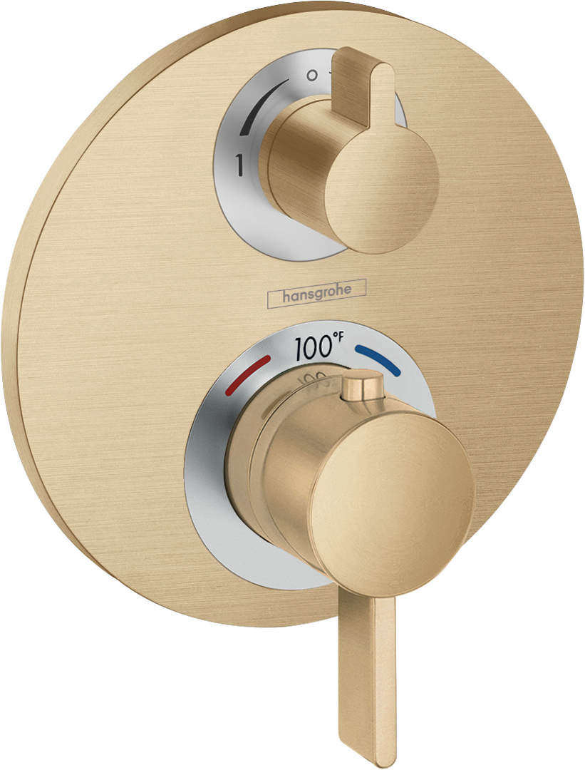 Thermostatic Trim with Volume Control and Diverter