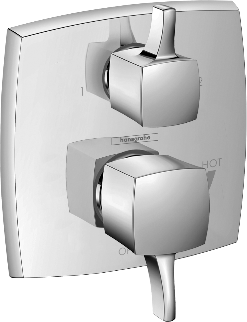 Pressure Balance Trim Classic Square with Diverter