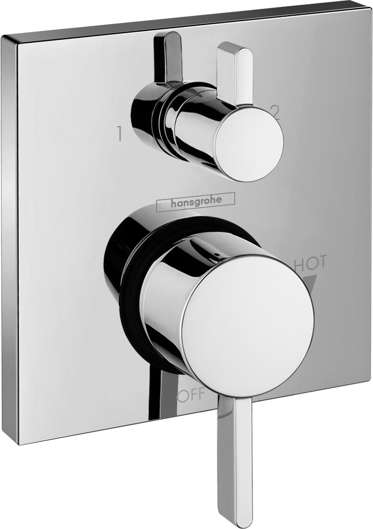 Pressure Balance Trim S Square with Diverter