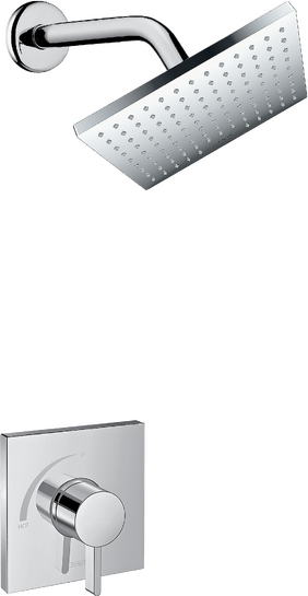 hansgrohe Shower Sets: Vernis Shape, Pressure Balance Tub/Shower